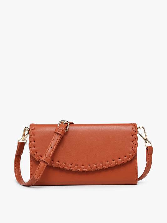 M2345 Jen & Co Kyle Crossbody Wallet Ginger