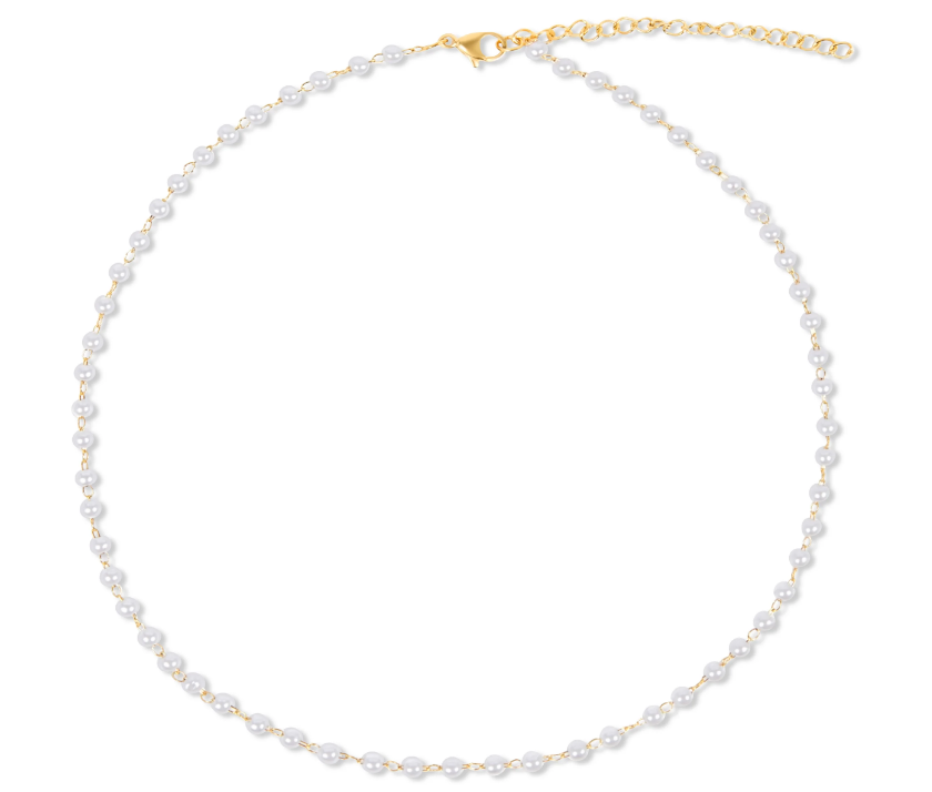 Ellie Vail Gold Sheena Dainty Pearl Choker