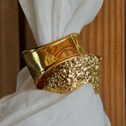 Ellie Vail Gold Josette Asymmetrical Cuff Bracelet