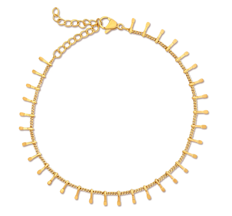 Ellie Vail Gold Adilene Chain Anklet