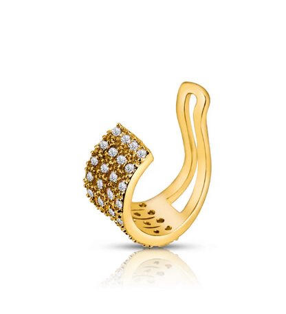 76 Ellie Vail Waterproof Gold-Plated Stainless-Steel Miley Ear Cuff