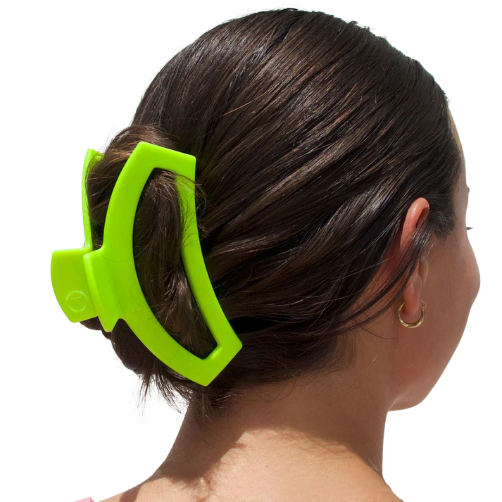 Teleties Medium Flat Round Hair Clip - Summer Brights