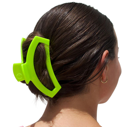 Teleties Medium Flat Round Hair Clip - Summer Brights