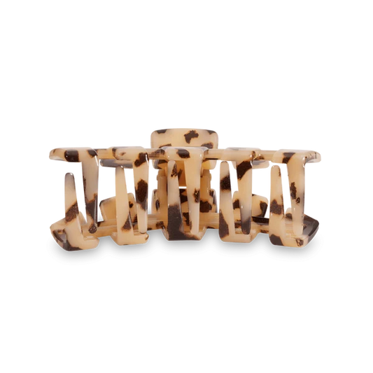 TT-CM01-023 Teleties Classic Claw Clip Medium Blonde Tortoise 0