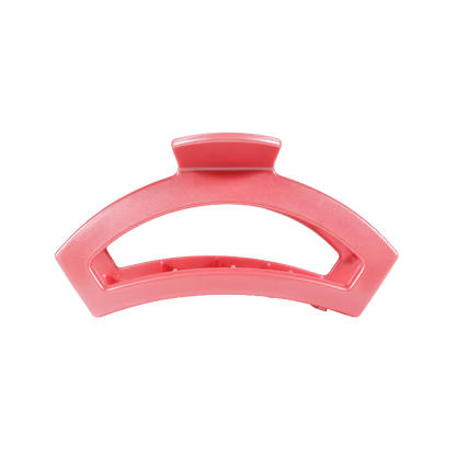 Teleties Open Medium Claw Hair Clip - Calming Coral