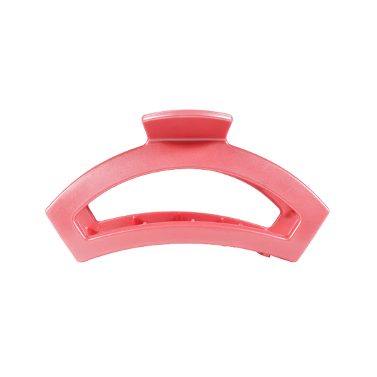 Teleties Open Medium Claw Hair Clip - Calming Coral