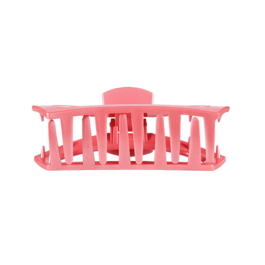 Teleties Open Medium Claw Hair Clip - Calming Coral