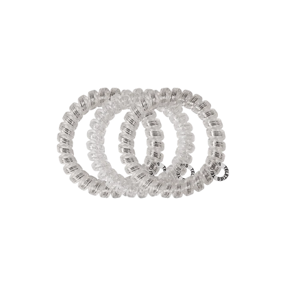 Teleties Large Hair Ties - Silver Slay