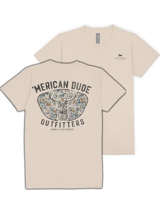 Men's Simply Southern Deer Dude Short Sleeve T-Shirt