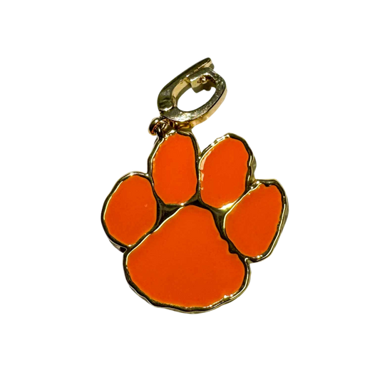 Michelle McDowell Sophie Luxe Clemson Tiger Paw Print Charm