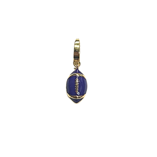 Michelle McDowell Sophie Luxe Purple Football Charm