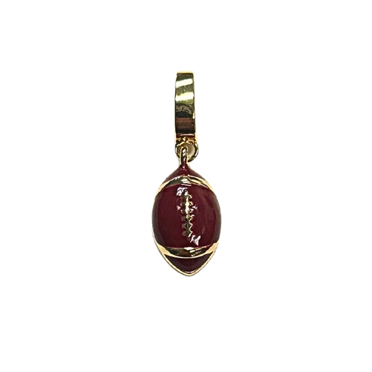 Michelle McDowell Sophie Luxe Brown Football Charm