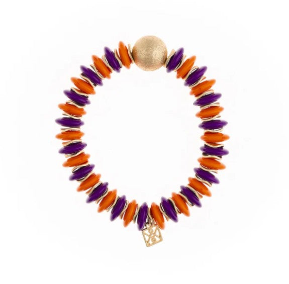 Michelle McDowell Chloe Bracelet in Purple & Orange