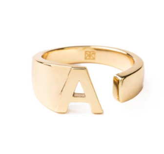 Luxe Sydney Initial Ring