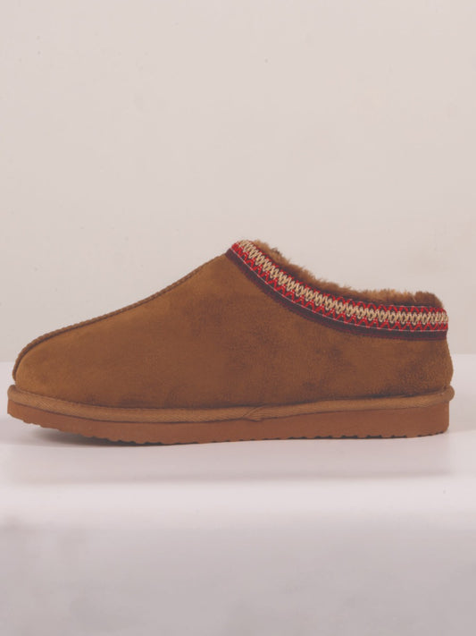 Simply Southern Slipper Boot - Brown & Red