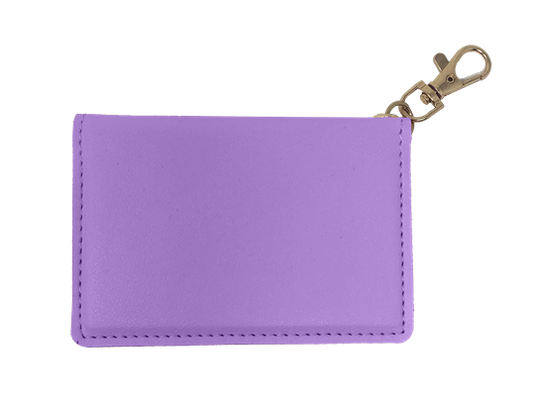 Purple Faux Leather Wallet