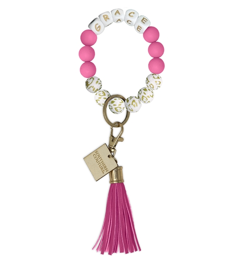 Grace Silicone Beaded Keychain
