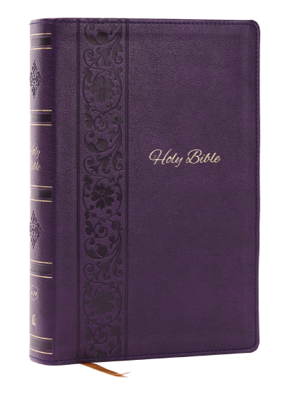 KJV Holy Bible: Personal Size Giant Size Print - Purple