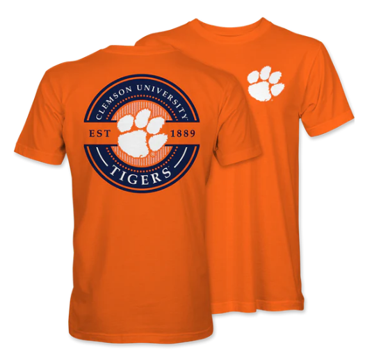 Clemson University Circle Short Sleeve T-Shirt