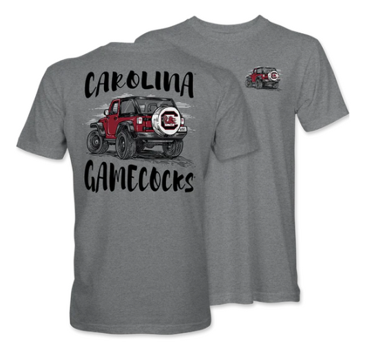 Carolina Gamecocks Jeep Short Sleeve T-Shirt