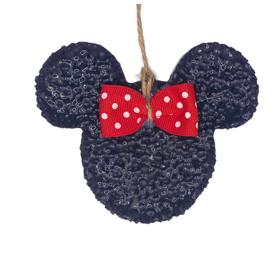 Mouse Head With Bow Freshie