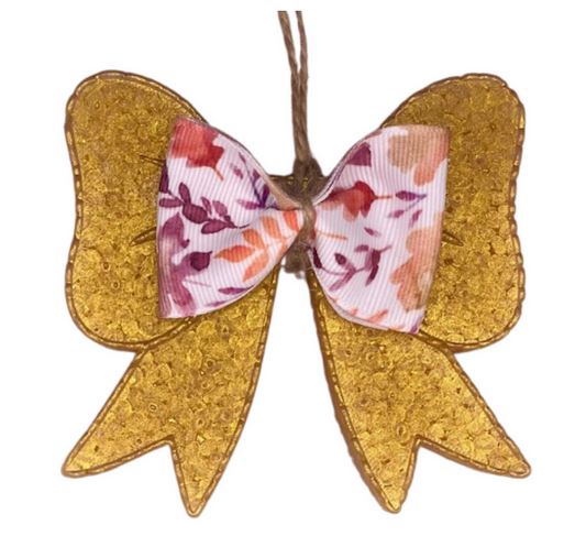 Fall Leaves Bow on Bow Freshie