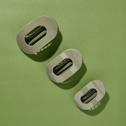 Teleties Large Flat Round Hair Clip - Sage It Ain't So