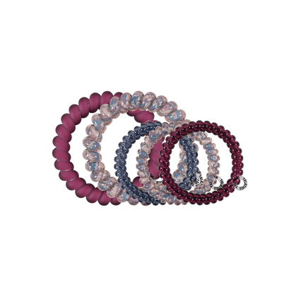 Teleties Multi Pack Hair Ties - Purple Haze
