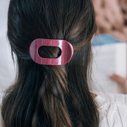 Teleties Small Flat Round Hair Clip - Wild Side