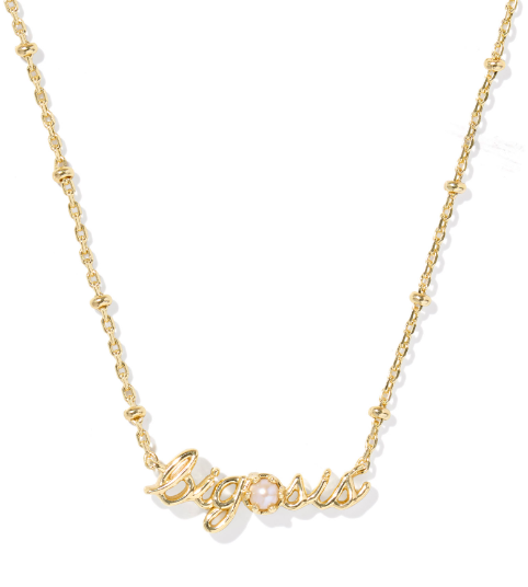 Kendra Scott Big Sis Short Necklace in Gold Freshwater Cultured Pearl