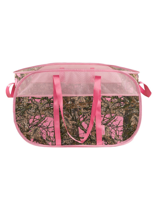 Simply Southern Popup Tote Bag in Camo Pink
