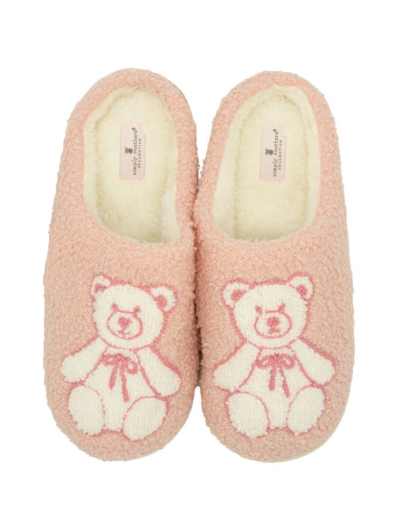 Simply Southern Fuzzy Slipper - Bear