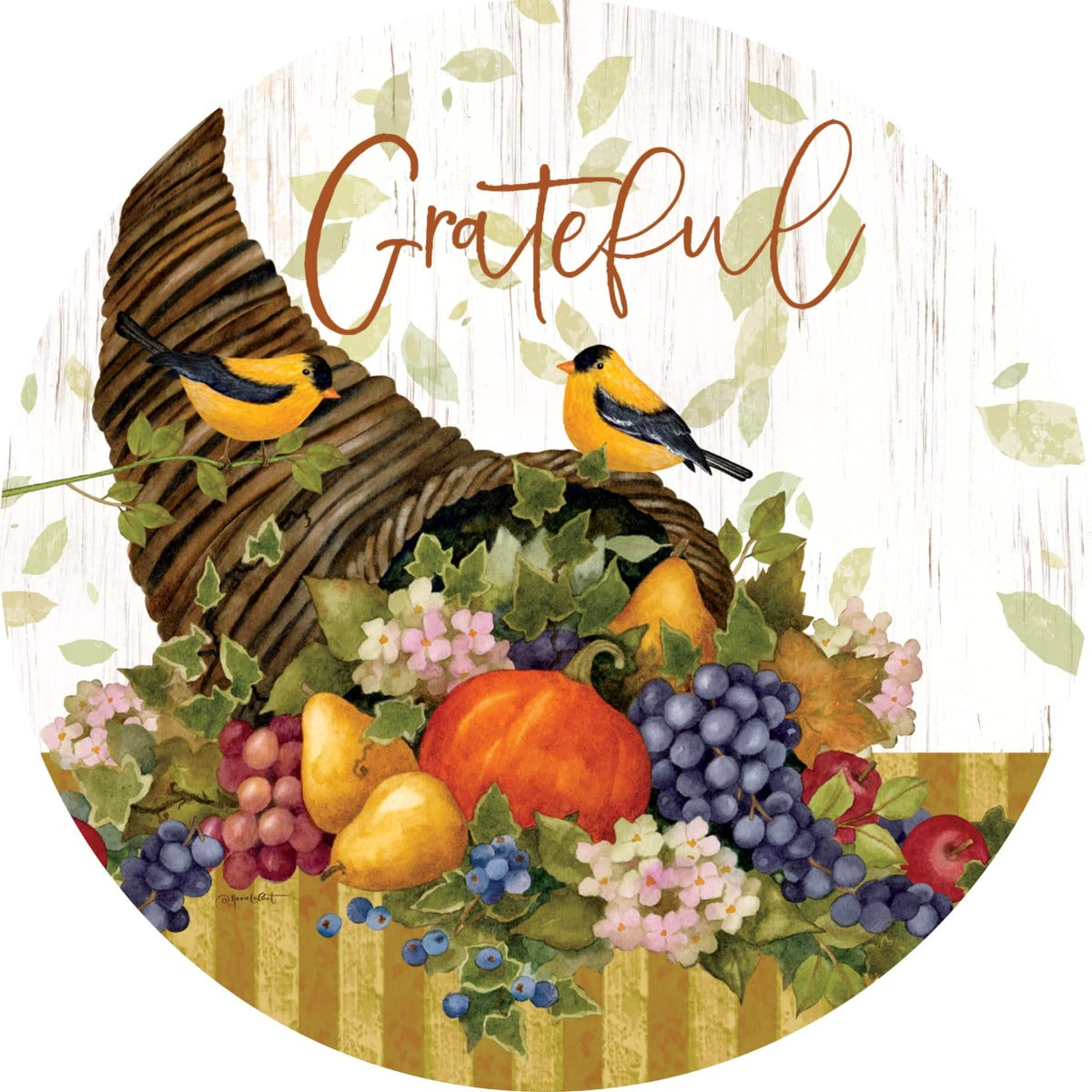 Thankful Cornucopia Large Hang Around