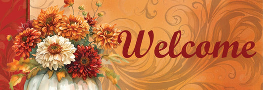 Pumpkin Mums Signature Sign