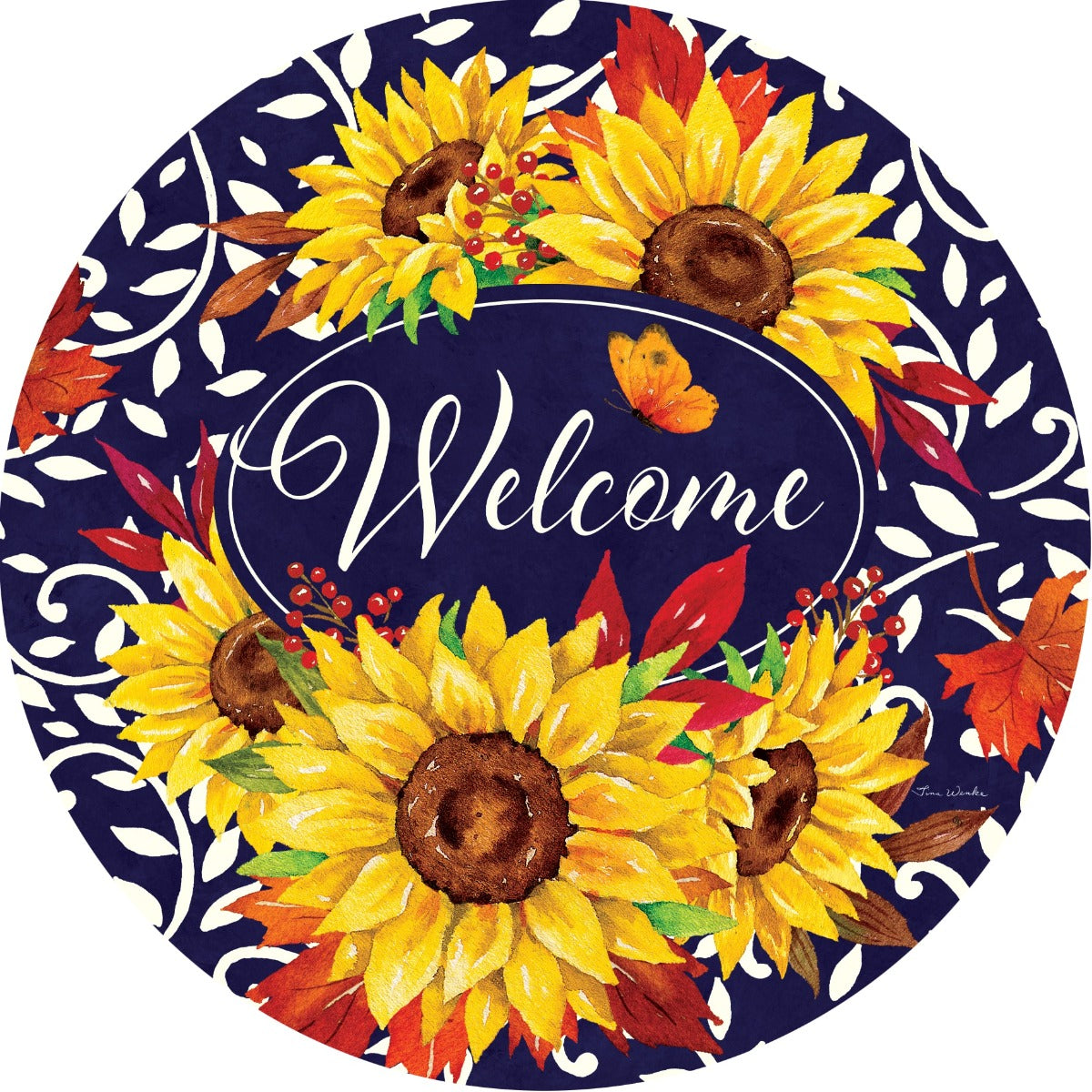 Sunflower Panel Large Hang Around