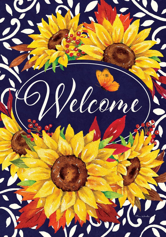 Sunflower Panel Garden Flag