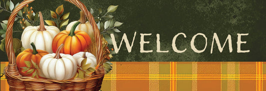 Pumpkin Basket Signature Sign