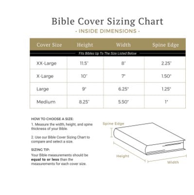 Devine Details: Bible Cover in Black & White Floral - Large