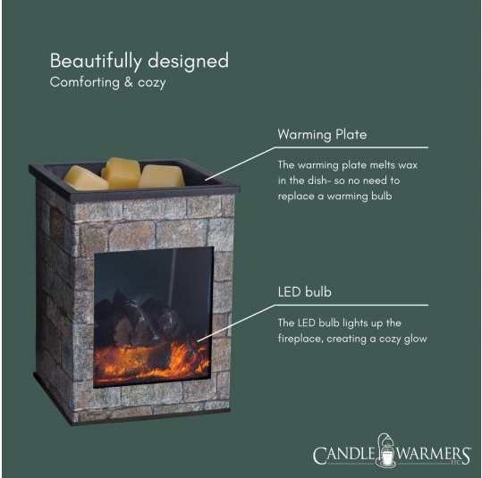 Hearthstone Glass Illumination Fragrance Warmer