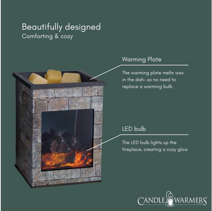 Hearthstone Glass Illumination Fragrance Warmer