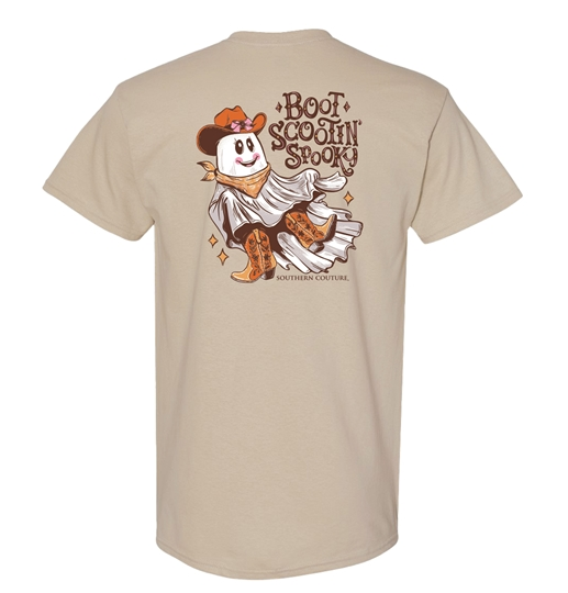 Southern Couture Boot Scootin Spooky Short Sleeve T-Shirt