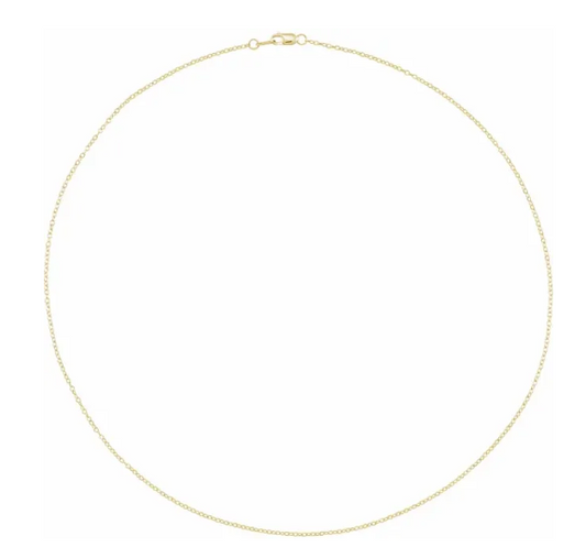 CH1202:647:P 14K Yellow Gold Filled 1.3mm Adjustable Cable - 18"