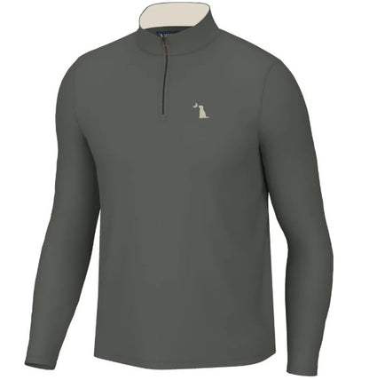 Local Boy Bentley Quarter Zip in Smoke