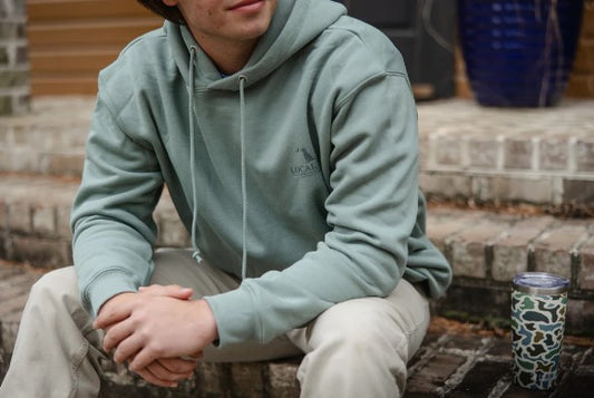 Local Boy Brushwood Hoodie - Original Localfage Bluff in Dust Green