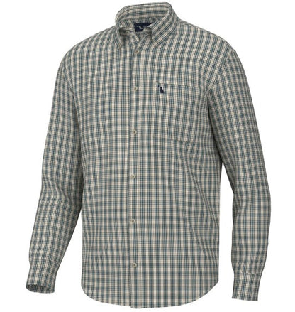 Local Boy Faulk Dress Shirt in Ocean, Beige, & Rust