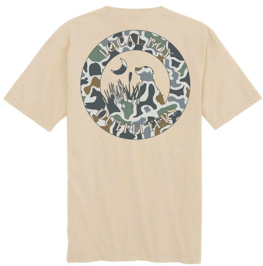 Local Boy Original Localflage Bluff Short Sleeve T-Shirt in Latte