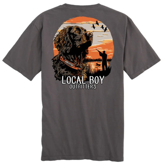 Local Boy Boykin Dream Short Sleeve T-Shirt in Thunderhead Gray