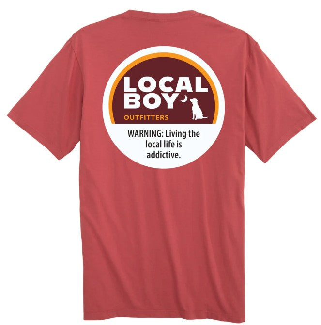 Local Boy Cinnamon Short Sleeve T-Shirt in Brick