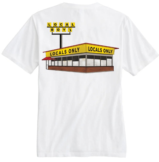 Local Boy Waho Short Sleeve T-Shirt in White