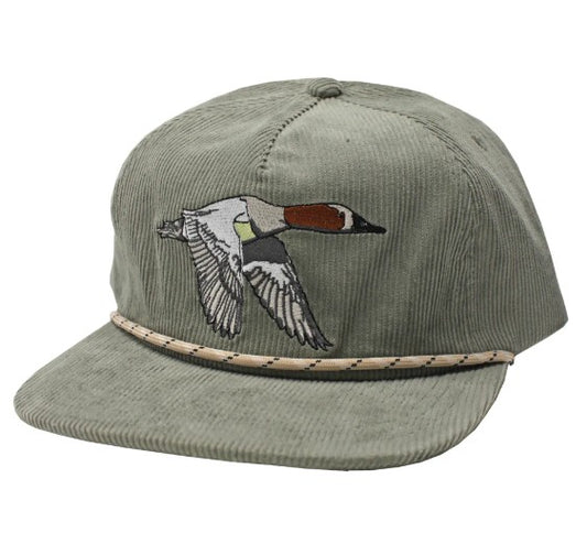 Local Boy Canvas back Corduroy Hat in Agave